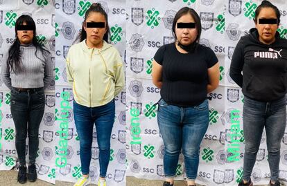 Caen 4 mujeres de banda ligada al robo y narcomenudeo en la zona Centro de la CDMX 