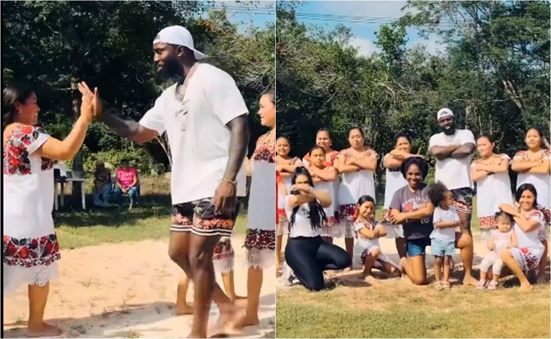 FOTO: ESPECIAL - Randy Arozarena visita comunidad maya en Quintana Roo