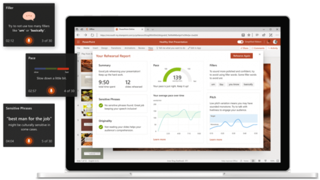 IA de PowerPoint te ayudará a practicar tus presentaciones 