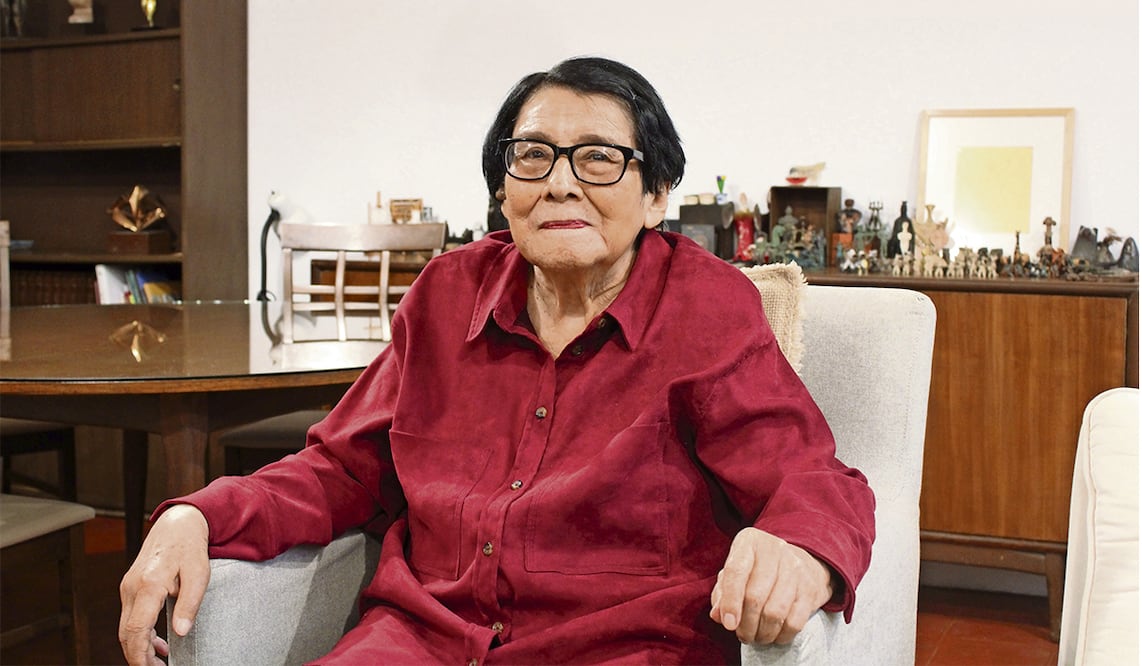 María Lagunes nació el 22 de julio de 1922, en Veracruz. Durante más de 30 años fue catedrática en la UNAM. Foto: Uriel de Jesús Santiago