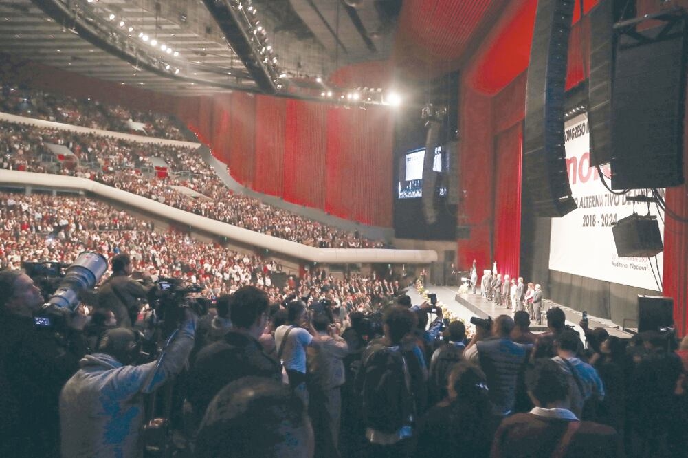 El PRI argumenta que Morena incurrió en actos anticipados de campaña con la difusión del Cuarto Congreso Nacional Extraordinario, realizado el mes pasado (ARCHIVO EL UNIVERSAL)