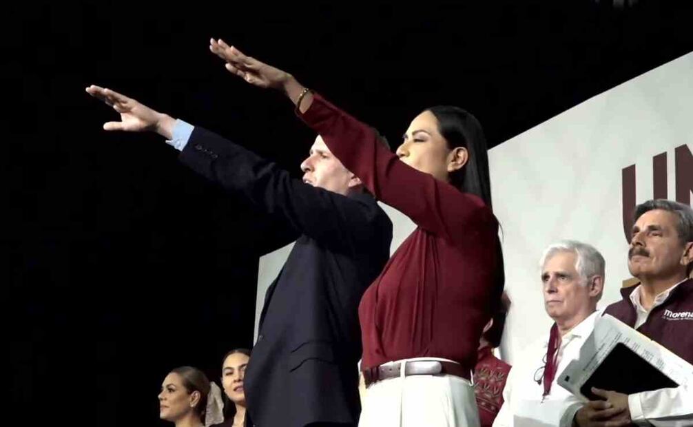 Ariadna Montiel asume dirigencia de Morena y nombran a Oscar del Cueto como secretario de Finanzas durante el Congreso Nacional extraordinario de Morena / Captura de pantalla