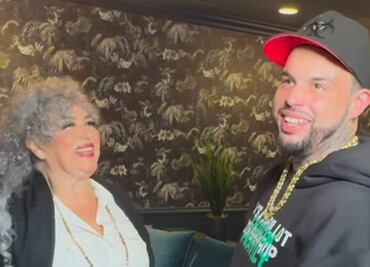 Emiliano, hijo de Pepe Aguilar, recibe abrazo y palabras de apoyo de Amanda Miguel; "escríbeme"