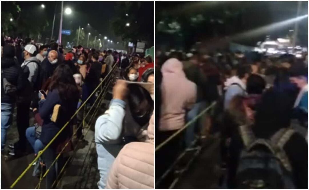 VIDEO. "Chaviza" de 18 a 29 arma larga fila por segunda dosis vacuna Covid en Xochimilco. Foto: Especial