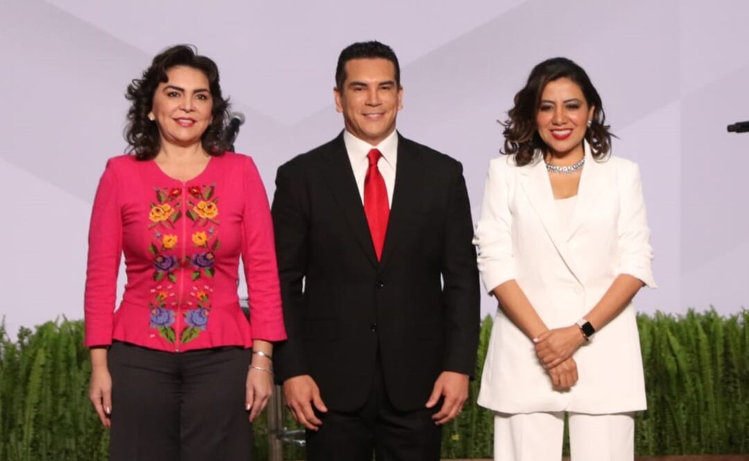 Ivonne Ortega, Alejandro Moreno y Lorena Piñón. Foto: Especial 