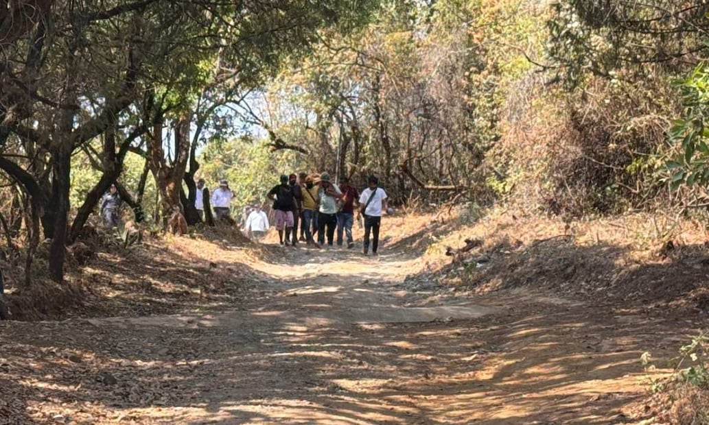 La zona que rastrearon pertenece a los bienes comunales del poblado indígena de Chamilpa Foto: Justino Miranda/EL UNIVERSAL.