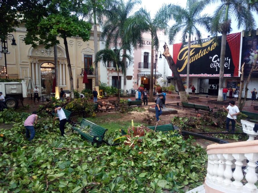 El fenómeno de El Niño ha provocado intensas precipitaciones en las últimas semanas en el centro, sur y poniente de Yucatán / Especial