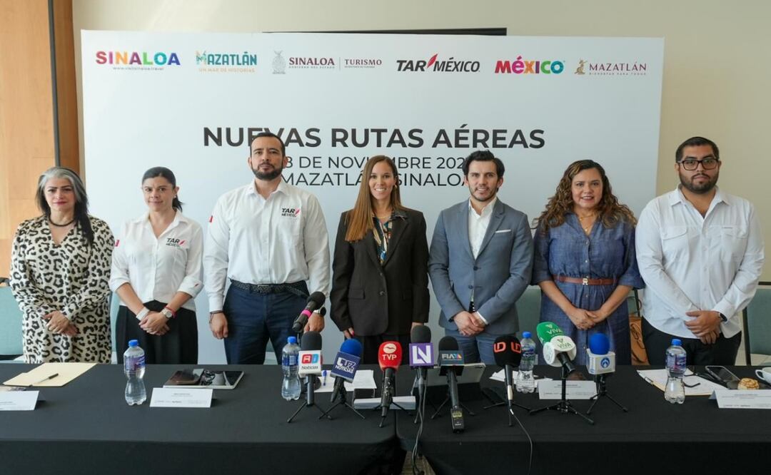 Gobierno de Sinaloa anuncia nuevas rutas aéreas para fortalecer el desarrollo económico y turístico. Foto: Especial