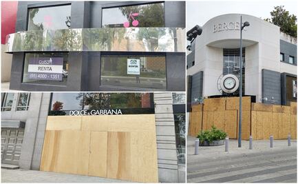 Tiendas de lujo cierran cortinas por pandemia; se abaratan rentas en zonas exclusivas de CDMX