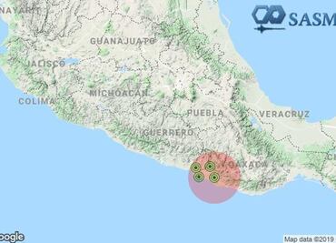 Se registra sismo magnitud preliminar de 4.2 en Oaxaca
