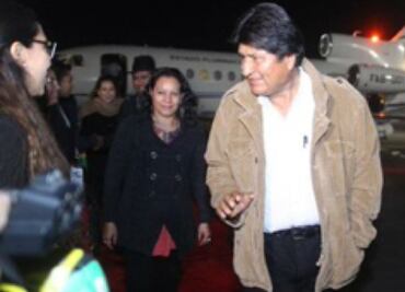 Evo Morales llega a México para asistir a investidura de López Obrador