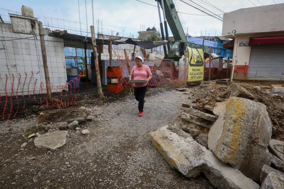 Inundaciones, afectaciones y trabajos a consecuencia de las recientes fuertes lluvias en Chalco. Foto: de Luis Camacho. El Universal