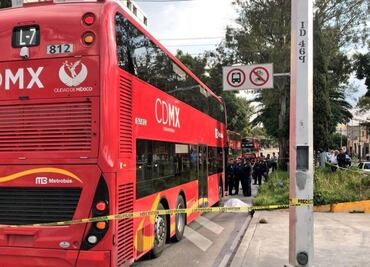 Hombre muere atropellado por Metrobús de Línea 7 en la colonia Peralvillo