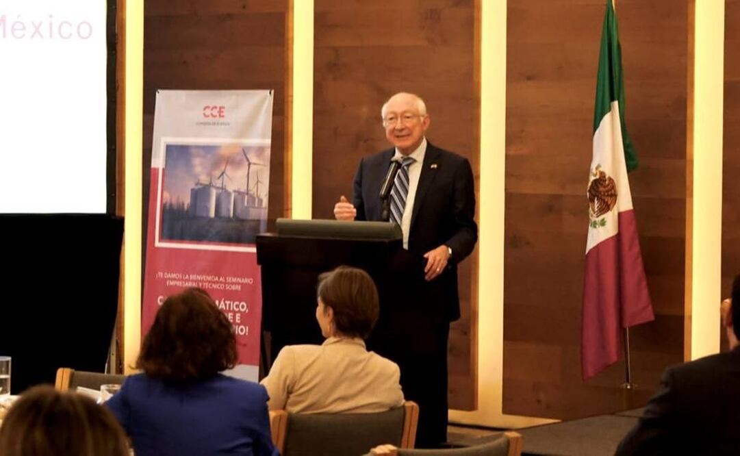 Ken Salazar, embajador de EU en México y su participación en el Seminario sobre Cambio Climático, Energía Verde e Hidrógeno Limpio / Foto: Especial