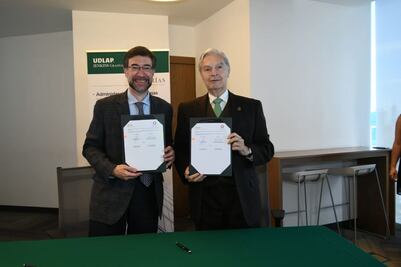 Firman convenio de colaboración Inacipe y UDLAP Jenkins Graduate School
