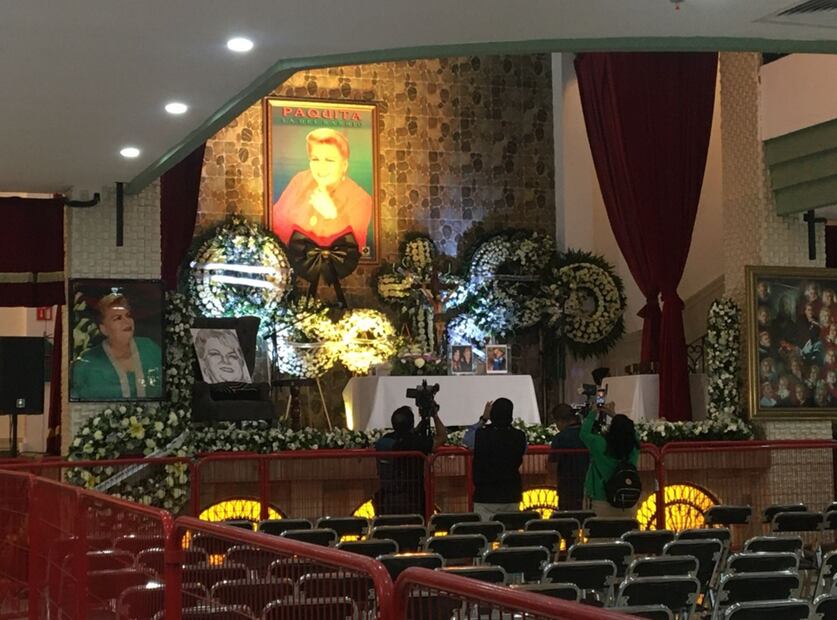 Homenaje a Paquita del Barrio, en "Casa Paquita", ubicada en las inmediaciones de la colonia Guerrero.
Foto: EL UNIVERSAL / César Huerta
