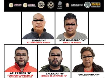 Operativo Enjambre: detienen a 3 exfuncionarios municipales del Edomex y 2 cómplices; utilizaban cargos políticos para extorsionar