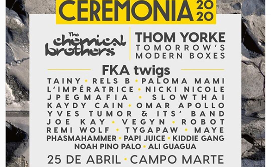 El festival se llevará a cabo el 25 de abril del 2020 en Campo Marte. Foto: Especial
