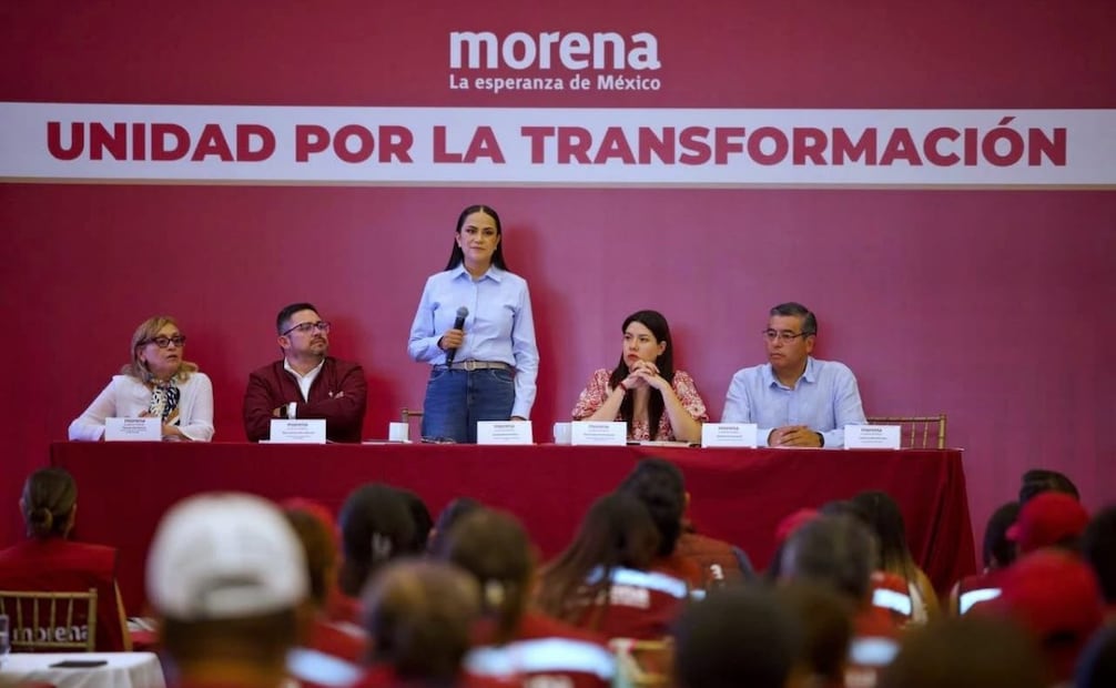 Ariadna Montiel asiste a Campamento Nacional de Formación Política de Jóvenes de Morena (26/07/2026). Foto: Especial