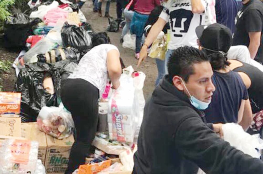 Ayuda. Habitantes de la Ciudad de México han respondido al llamado de MAEPEC, que preside la señora Perla Díaz de Ealy. (ESPECIAL)