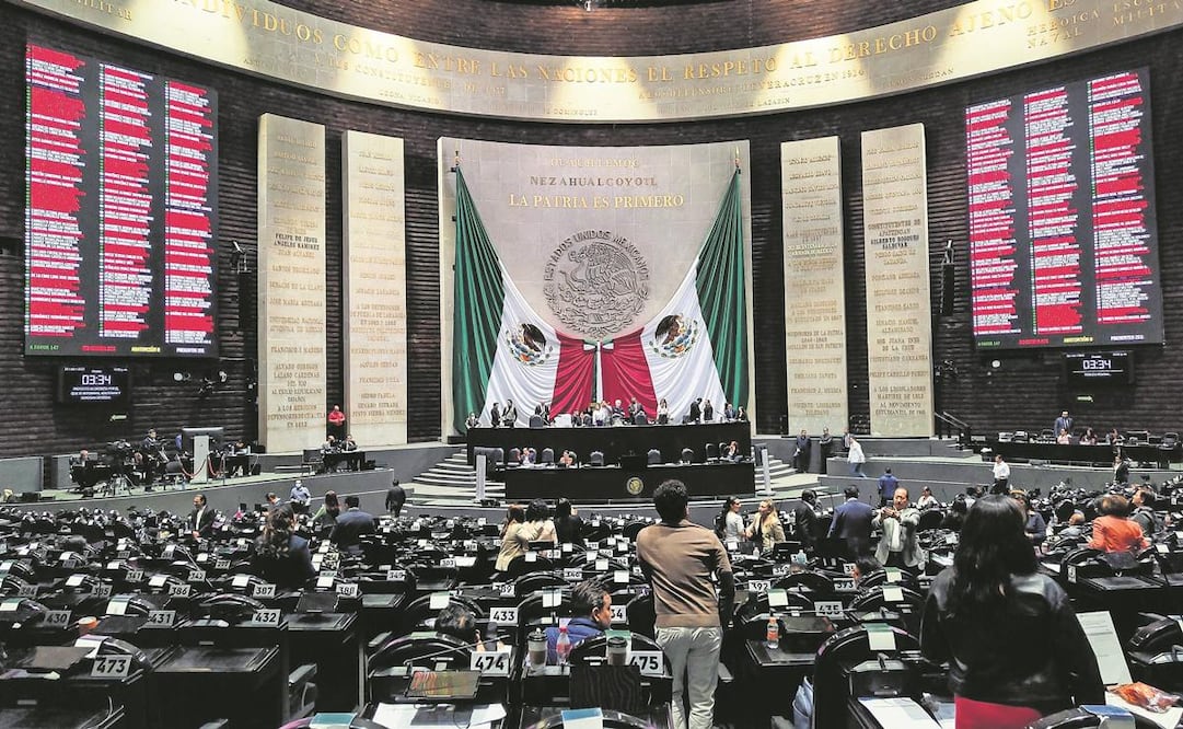 Pleno de la Cámara de Diputados /  Foto: EL UNIVERSAL
