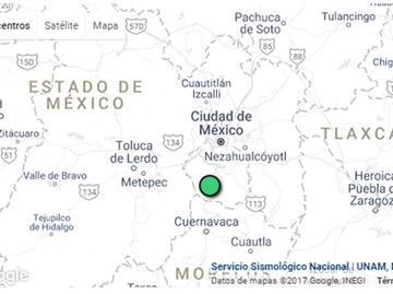 Reportan sismo al sureste de San Miguel Ajusco