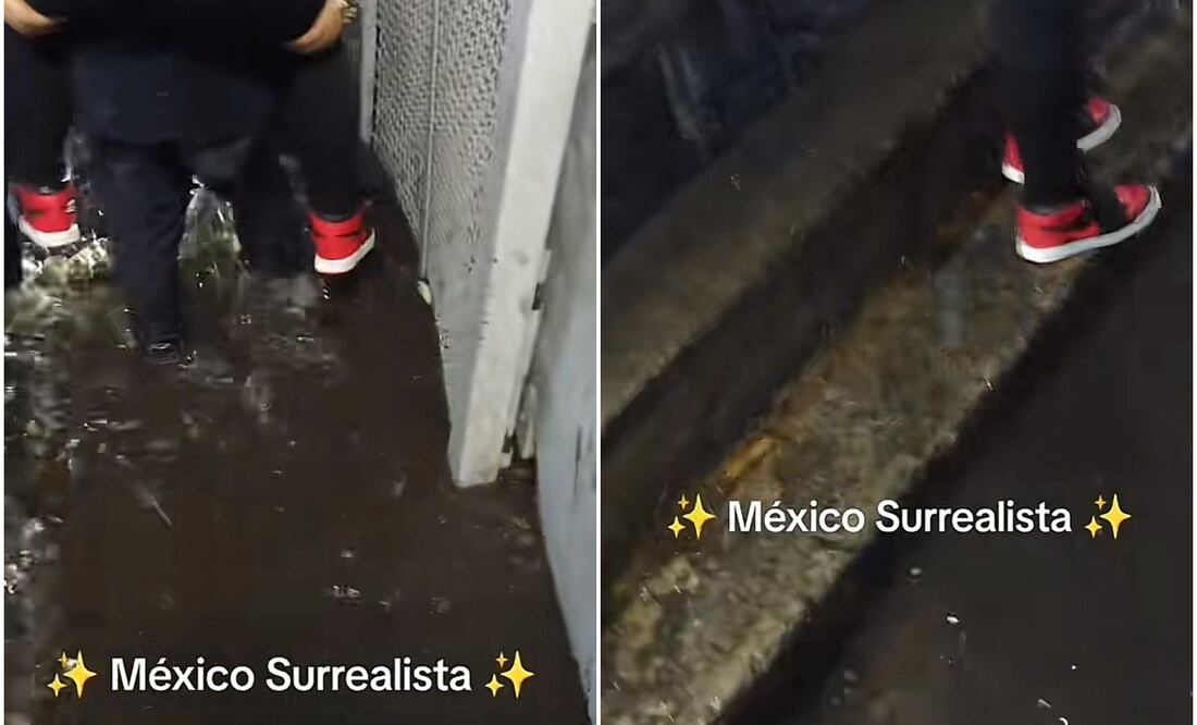 Este emprendimiento surgió con gran éxito por las inundaciones en la estación Acatitla. Foto: TikTok