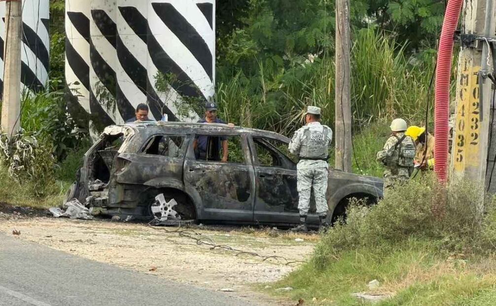 Ola de violencia en Tabasco (22/02/2026). Foto: Luma López / EL UNIVERSAL