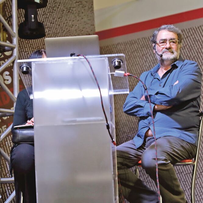 Joan Fontcuberta presentó su proyecto de fake: A chupar del bote. FOTOS: IVÁN STEPHENS. EL UNIVERSAL