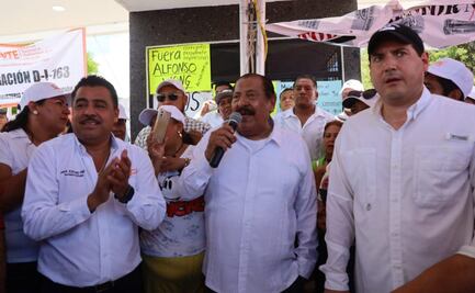 Rompe líder del SNTE diálogo con autoridades; insiste que solo espera la llamada del gobernador de Tamaulipas