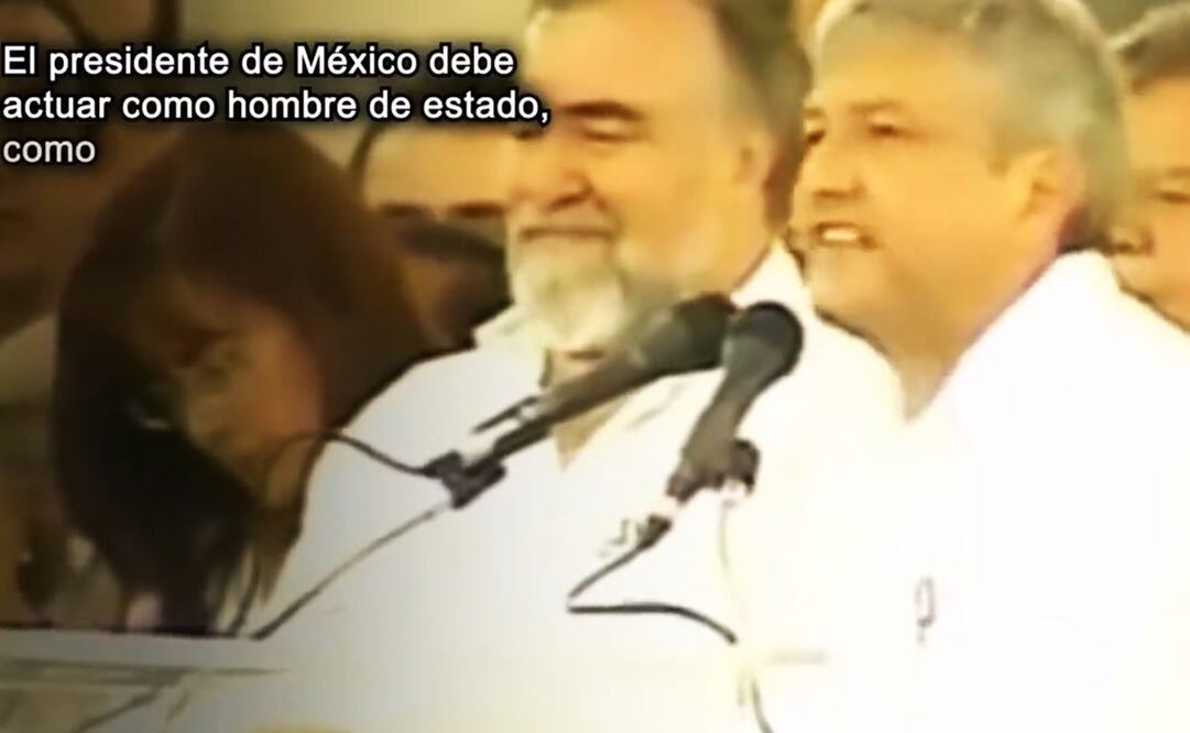 Con discurso de cuando era opositor, senadores exigen a AMLO no ser jefe de partido