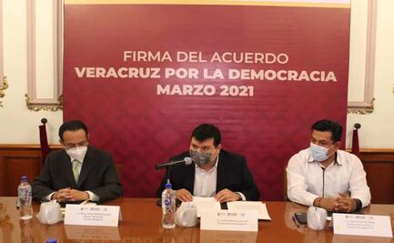 Líderes religiosos y empresarios signan acuerdo de civilidad en Veracruz ante elecciones 2021