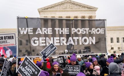Mujeres activistas en el marco anual contra el aborto en EU, con la esperanza puesta en la Corte 