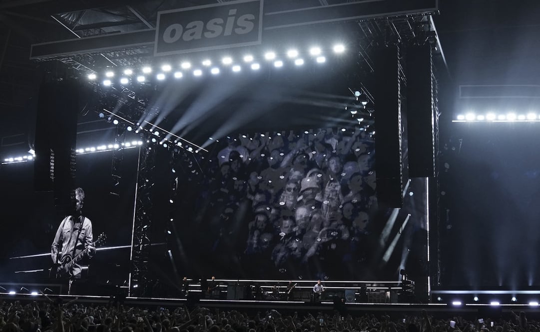 Oasis en la ciudad de Cardiff. Foto: AP.