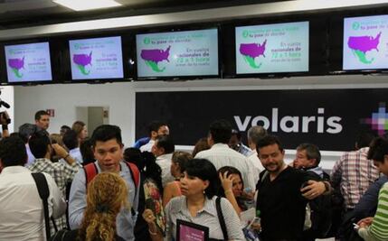 Volaris reporta cancelaciones de vuelos por “Harvey”