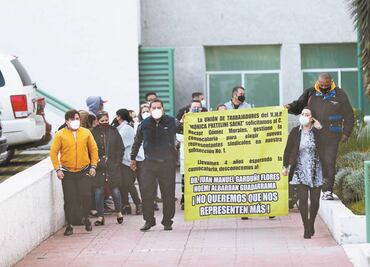 Personal del hospital materno, contra sindicato