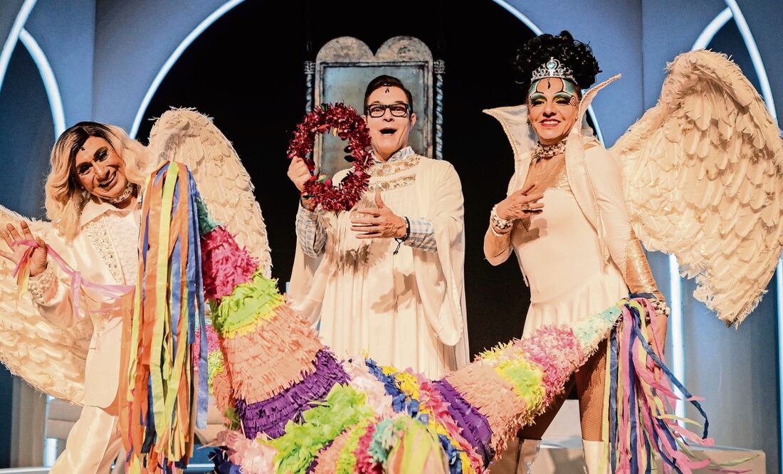 Entrevista con Horacio Villalobos, La Manigüis y La Supermana por la obra Una acto de Dios. Fotos Gabriel Pano | El Universal