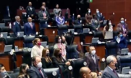 Guarda Senado minuto de silencio por muerte de Celeste Batel, esposa de Cuauhtémoc Cárdenas