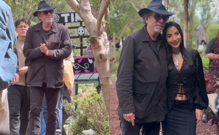 Tim Burton sorprende a bordo de una trajinera en Xochimilco; María Chacón y otros actores presumen encuentro con el director