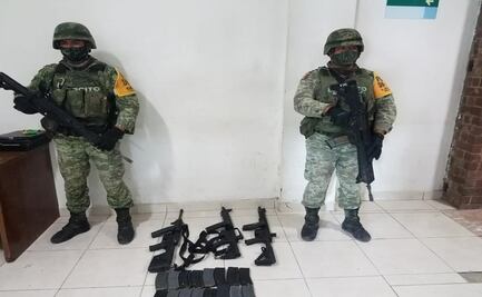 Ejército asegura en Tamaulipas armas largas, cartuchos, cargadores y vehículos en dos operativos
