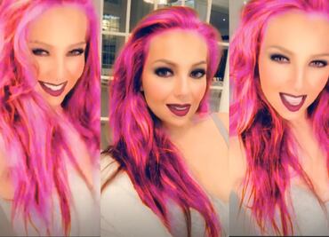 Thalía cambia de look por un día