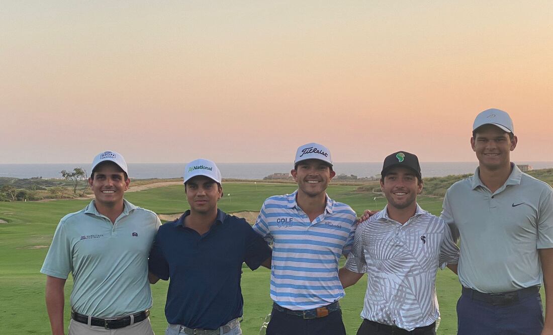 Los cinco golfistas mexicanos presentes en Los Cabos / Foto: Nicolás Schiller Solti - EL UNIVERSAL