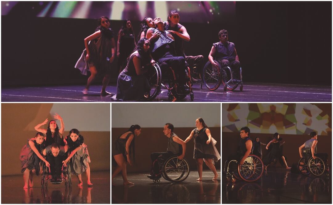Fuga Danza es pionera en México con su conformación de bailarines de habilidades mixtas; no son sólo personas en silla de ruedas. Foto: Fuga Danza