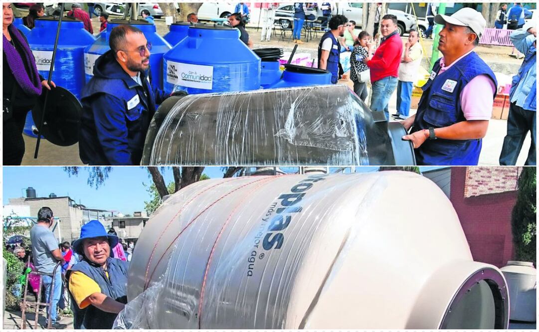 Vecinos de algunos municipios aprovechan los descuentos ofrecidos por su municipio para enfrentar la crisis hídrica. Foto: especial