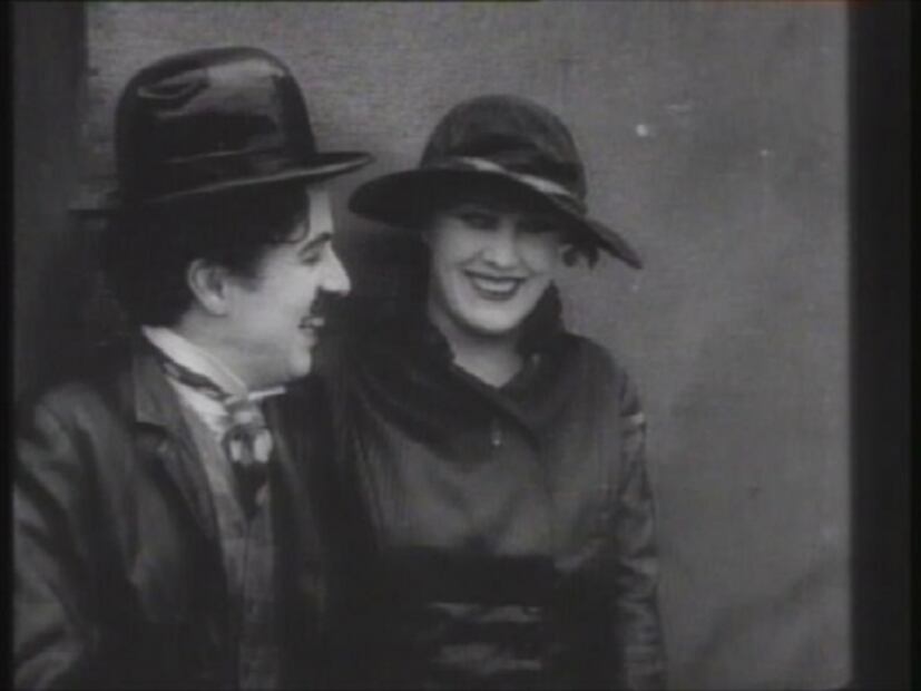 Edna Purviance, la compañera de Chaplin antes de que fuera famoso