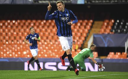 Atalanta golea en el global al Valencia en Champions League