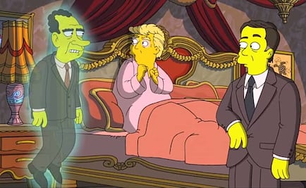 Video. Los Simpsons vuelven a burlarse de Trump; ahora recibe consejos de Nixon