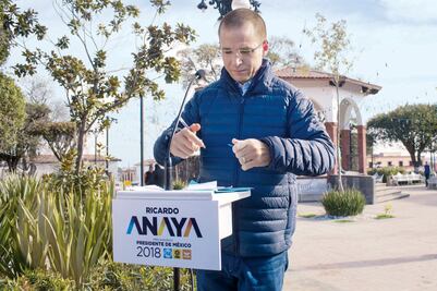 Anaya promete justicia contra los corruptos