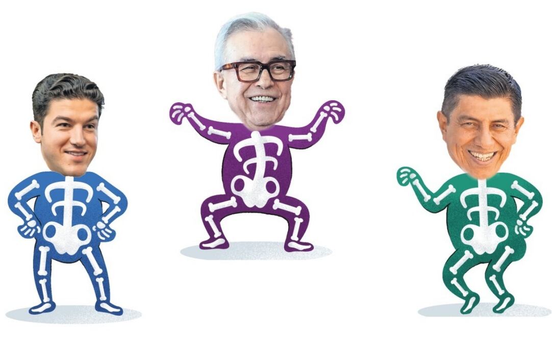 Calaveritas a Rubén Rocha, Samuel García, Salomón Jara