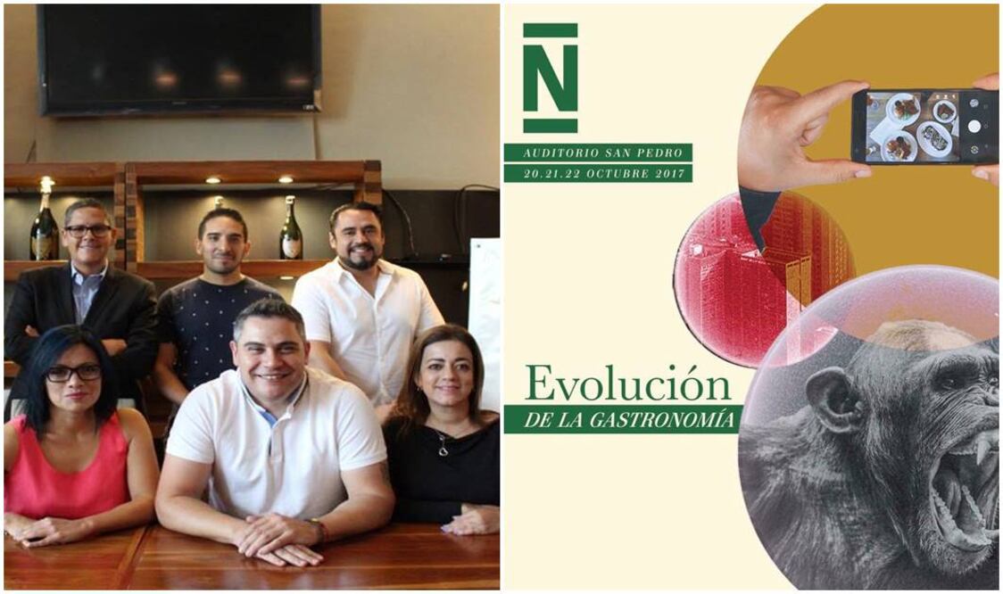 Foto: NATALIA DE LA ROSA Y CORTESÍA / En octubre se llevará a cabo del foro gastronómico Paralelo Norte con el tema Evolución. Claudio Poblete, Oswaldo Oliva, Sergio Camacho, Arisbeth Arauno, Dante Ferrero y Claudia Gutiérrez, de Paralelo Evolución.